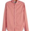 Scotch & Soda Classic Button Down Checked Shirt in Stretch Fabric