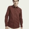 Scotch & Soda Printed cotton long sleeve shirt
