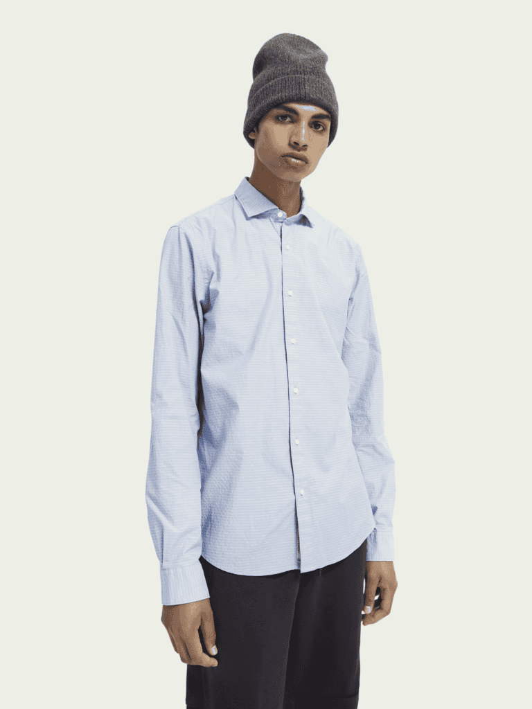 Scotch & Soda Cotton-blend long sleeve shirt