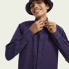 Scotch & Soda Cotton-blend long sleeve shirt