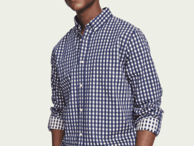 Scotch & Soda 100% cotton BB-check shirt