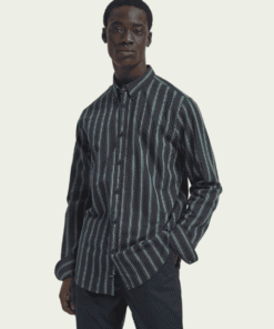 Scotch & Soda Cotton-blend yarn detail shirt