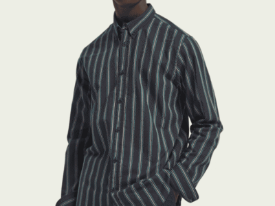 Scotch & Soda Cotton-blend yarn detail shirt