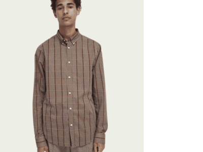 Scotch & Soda Cotton-blend yarn detail shirt