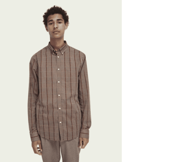 Scotch & Soda Cotton-blend yarn detail shirt