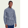 Scotch & Soda Structured cotton long sleeve shirt