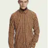 Scotch & Soda Regular fit checked shirt
