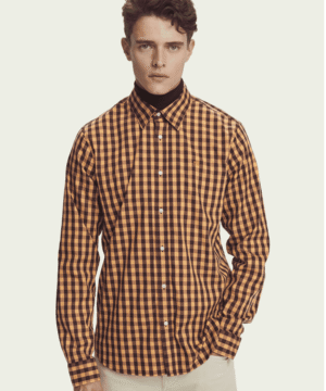 Scotch & Soda Regular fit checked shirt