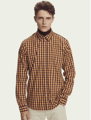 Scotch & Soda Regular fit checked shirt