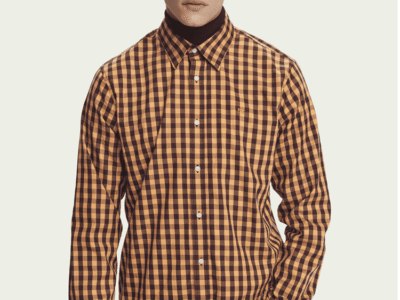 Scotch & Soda Regular fit checked shirt
