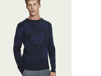 Scotch & Soda 100% cotton jacquard pullover