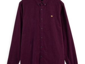 Scotch & Soda Regular fit cotton corduroy shirt
