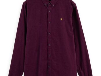 Scotch & Soda Regular fit cotton corduroy shirt