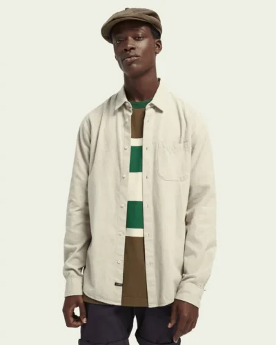 Scotch & Soda 100% brushed cotton oxford shirt