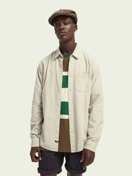 Scotch & Soda 100% brushed cotton oxford shirt