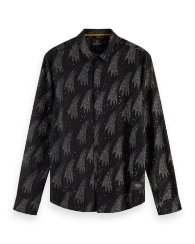 Scotch & Soda Festive All-over shirt