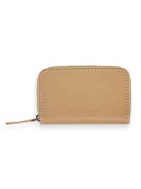 Scotch &  Soda 162855 : Recycled leather zip coin wallet- Sand