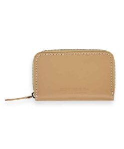 Scotch &  Soda 162855 : Recycled leather zip coin wallet- Sand