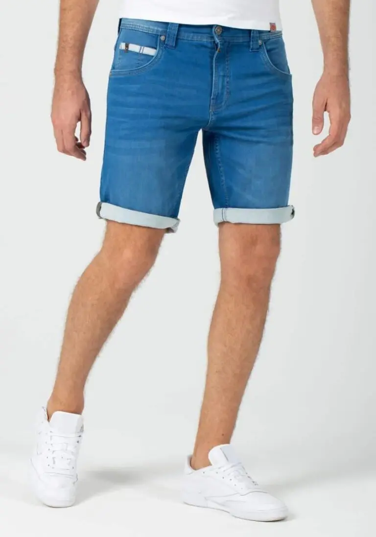 Timezone: Denim Shorts, Slim Scott-Blue pacific wash