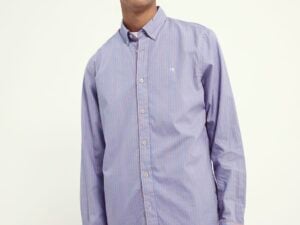 Scotch & Soda 160761: Striped organic cotton oxford shirt