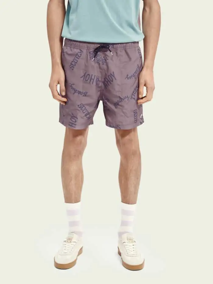 Scotch & Soda 160600 :  Printed recycled polyester swim shorts