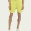 Scotch & Soda 160602 :  Mid-length recycled nylon swim shorts - Sunlit Yellow