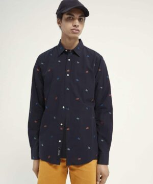 Scotch & Soda 160790 : Summer fil coupe regular-fit shirt