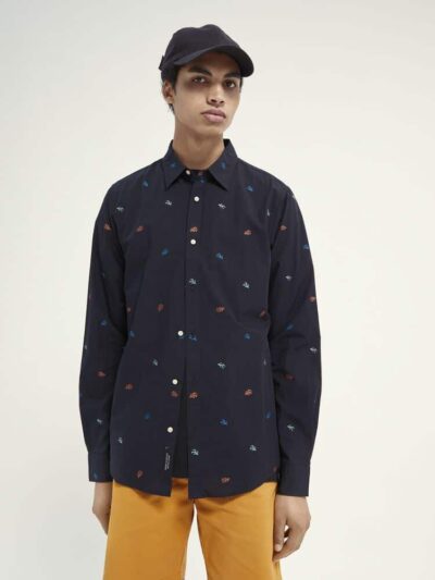 Scotch & Soda 160790 : Summer fil coupe regular-fit shirt