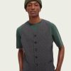 Scotch & Soda 163303:  Classic yarn-dyed gilet