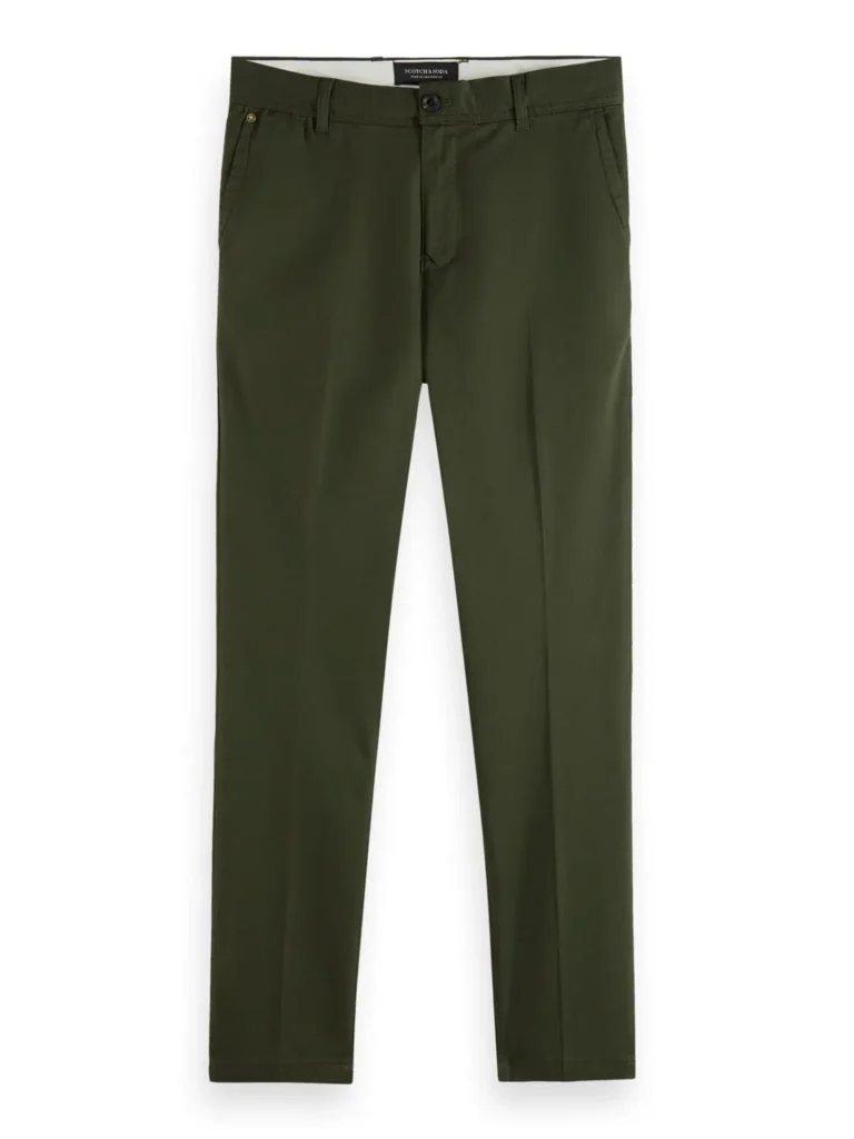 Scotch & Soda 163322-Mott slim-fit chino Olive