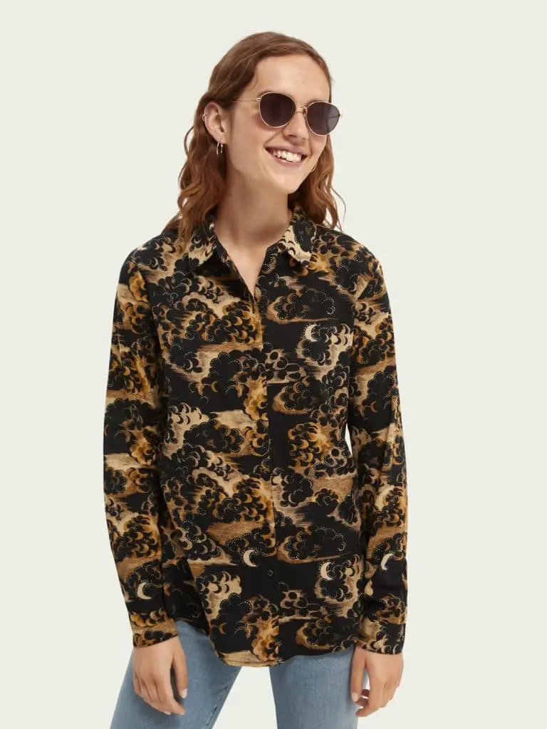 Scotch & Soda 163722 : Printed regular-fit shirt