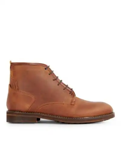 HUDSON LONDON :  Leland Tan  Leather Boot