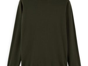 Scotch & Soda 164006 :  Melange roll-neck sweater Olive