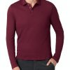 Timezone- Knit Slub Longsleeve Polo
