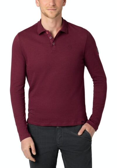 Timezone- Knit Slub Longsleeve Polo