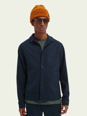 Scotch & Soda 163314 : Yarn-dyed shirt jacket