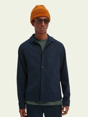 Scotch & Soda 163314 : Yarn-dyed shirt jacket