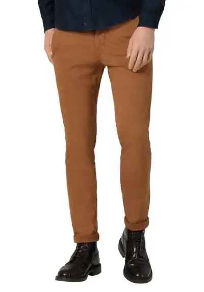 Timezone Cotton Trousers-Slim Janno