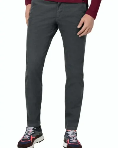 Timezone Cotton Trousers-Regular LuiTZ  col. Charcoal