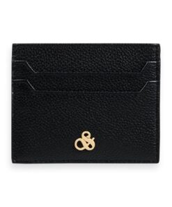 Scotch & Soda 165279 : Unisex leather cardholder Black