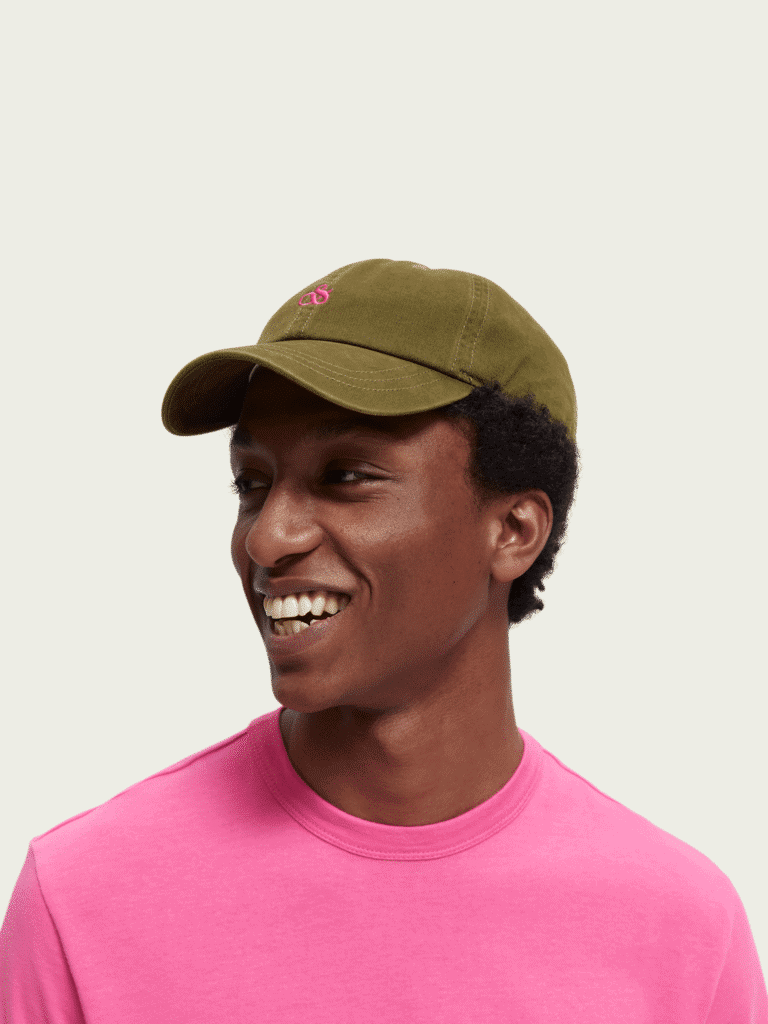 Scotch & Soda 166763 : Unisex twill cap : Army - Image 4