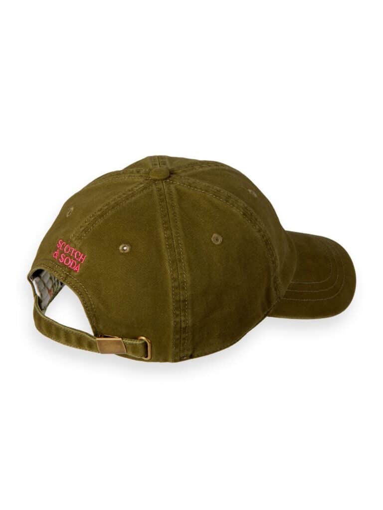 Scotch & Soda 166763 : Unisex twill cap : Army - Image 2