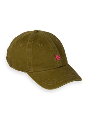 Scotch & Soda 166763 : Unisex twill cap : Army