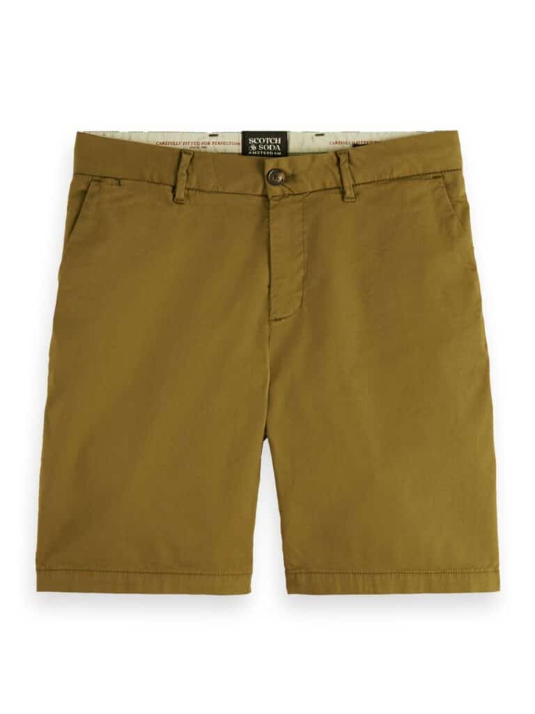 Scotch & Soda 165959 :  Stuart printed chino shorts - Lizard - Image 2