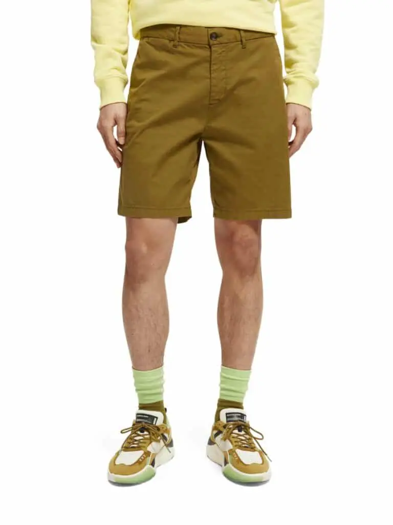 Scotch & Soda 165959 :  Stuart printed chino shorts - Lizard