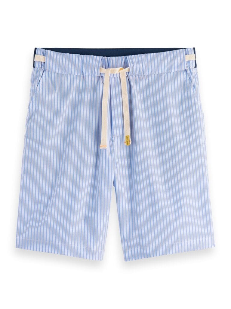 Scotch & Soda 165904 :  Fave poplin beach short - Stripe - Image 2