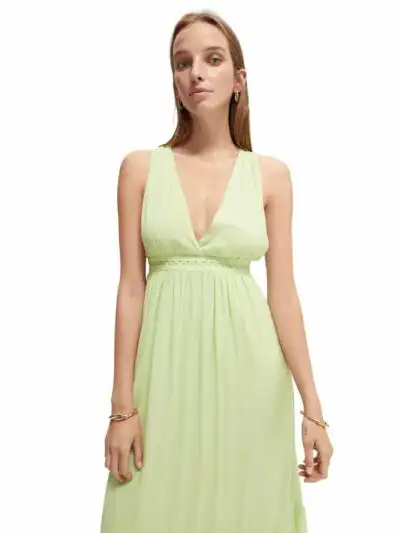 Scotch & Soda 166260 : Maxi dress with open back