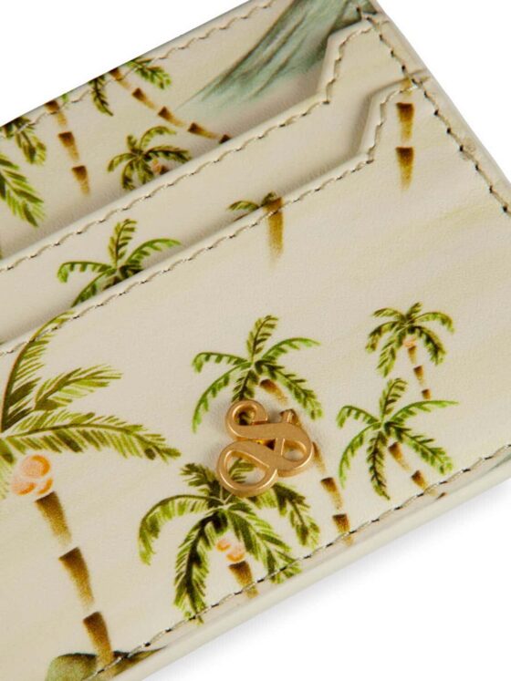 Scotch & Soda 166824 : Leather cardholder - White printed - Image 3