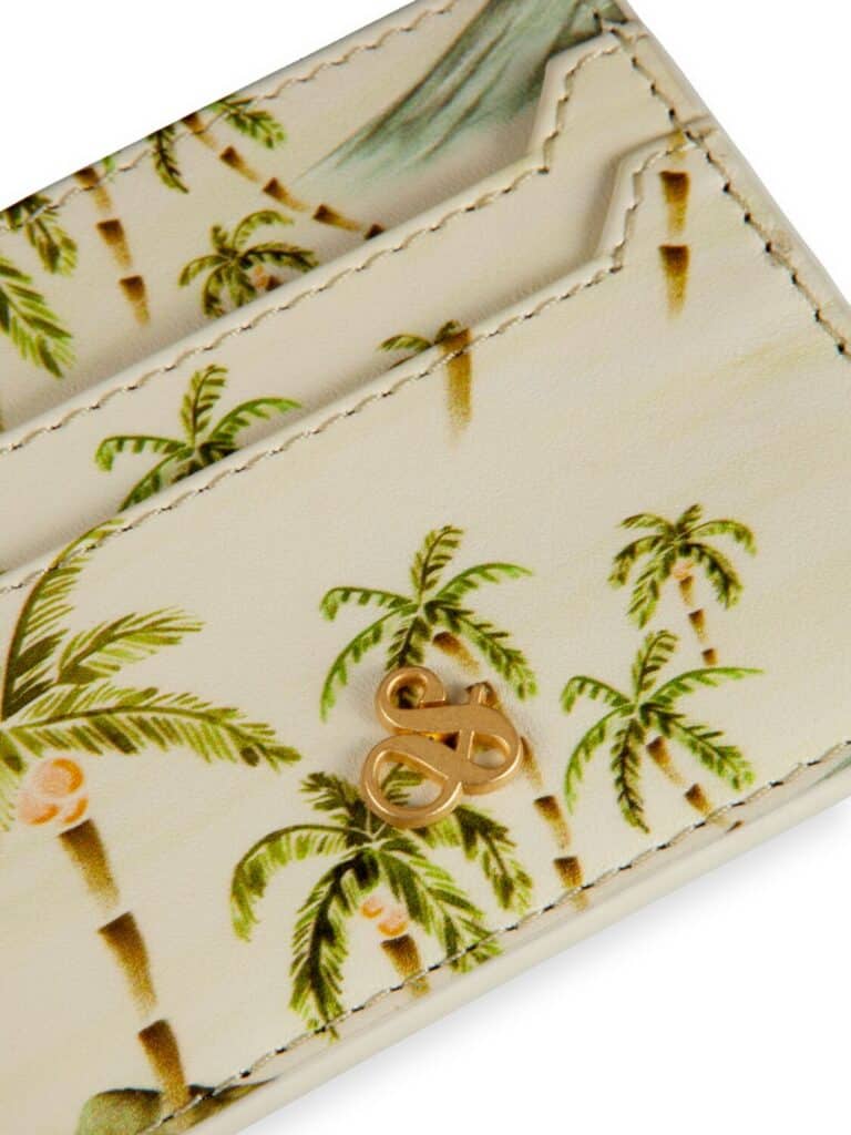 Scotch & Soda 166824 : Leather cardholder - White printed - Image 3