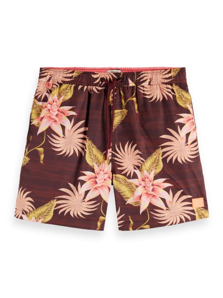 Scotch & Soda 166838 :  Mid-length printed swim shorts - Image 4
